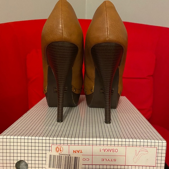 Brown Platform Stilettos - Picture 3 of 3
